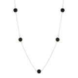 Atlas Necklace With Black Crystal